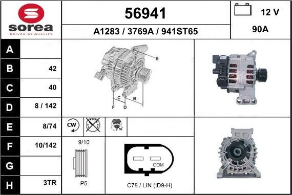 EAI 56941 - Alternatore autozon.pro