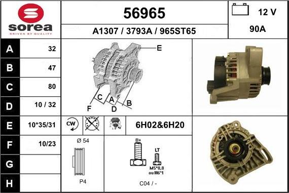 EAI 56965 - Alternatore autozon.pro