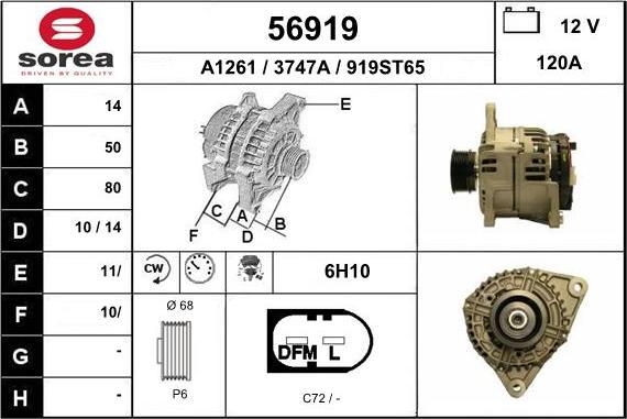 EAI 56919 - Alternatore autozon.pro