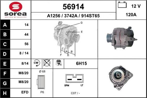 EAI 56914 - Alternatore autozon.pro