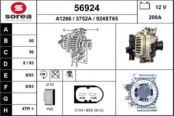 EAI 56924 - Alternatore autozon.pro