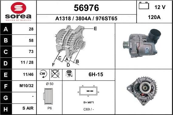 EAI 56976 - Alternatore autozon.pro