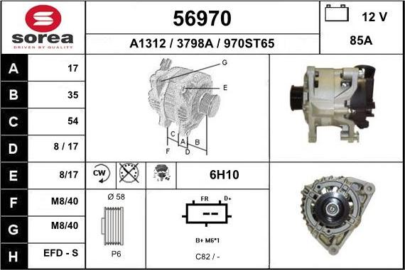 EAI 56970 - Alternatore autozon.pro