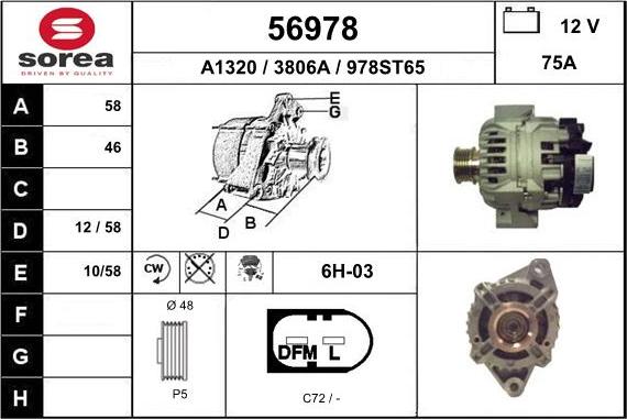 EAI 56978 - Alternatore autozon.pro