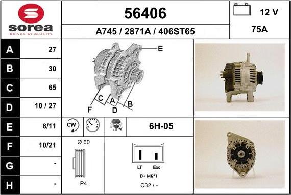 EAI 56406 - Alternatore autozon.pro