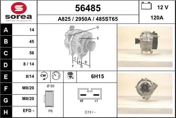 EAI 56485 - Alternatore autozon.pro