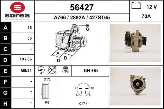 EAI 56427 - Alternatore autozon.pro