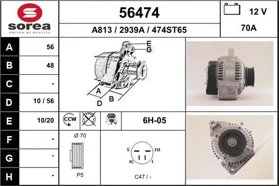 EAI 56474 - Alternatore autozon.pro