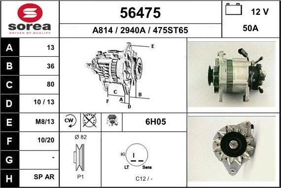 EAI 56475 - Alternatore autozon.pro