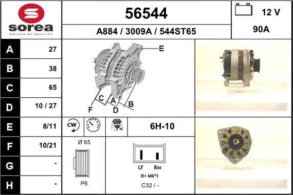 EAI 56544 - Alternatore autozon.pro