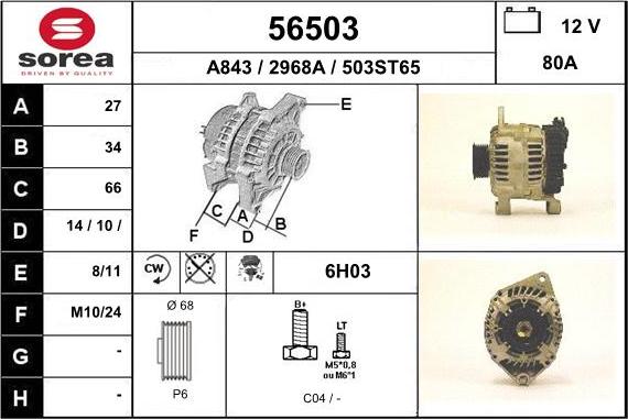 EAI 56503 - Alternatore autozon.pro