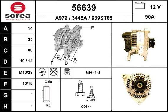 EAI 56639 - Alternatore autozon.pro