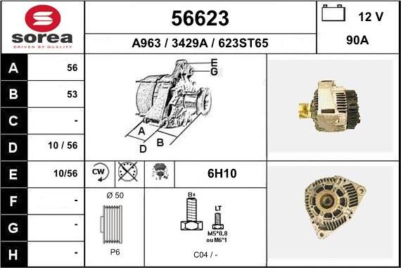 EAI 56623 - Alternatore autozon.pro