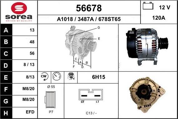 EAI 56678 - Alternatore autozon.pro