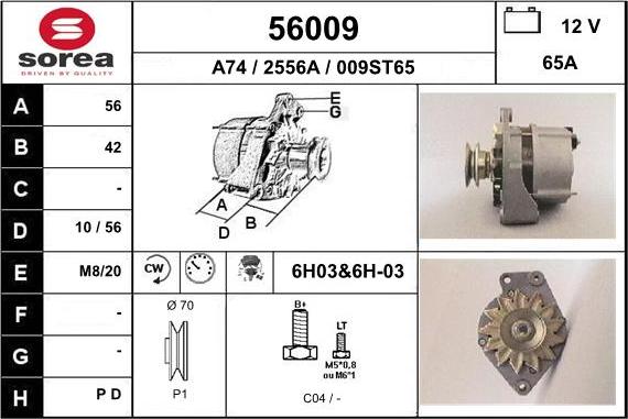 EAI 56009 - Alternatore autozon.pro