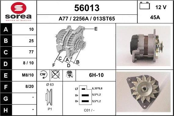 EAI 56013 - Alternatore autozon.pro