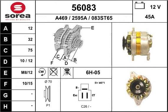 EAI 56083 - Alternatore autozon.pro