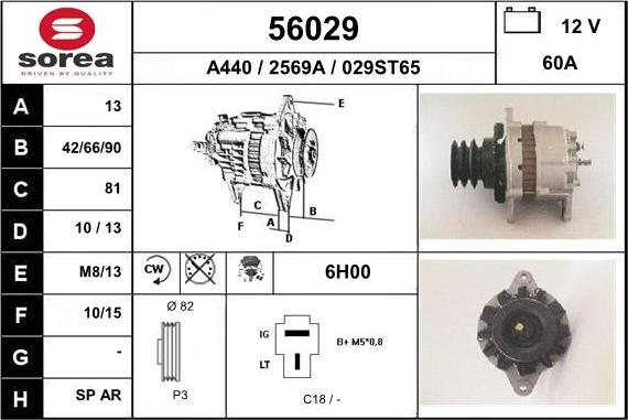 EAI 56029 - Alternatore autozon.pro