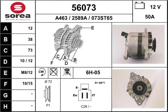 EAI 56073 - Alternatore autozon.pro