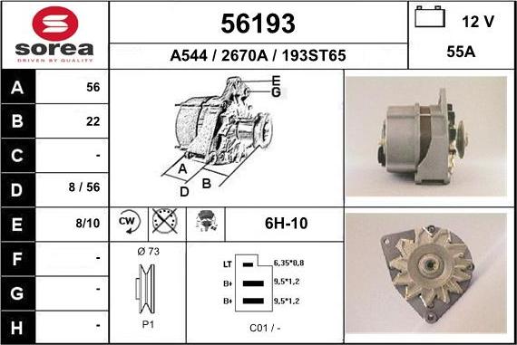 EAI 56193 - Alternatore autozon.pro