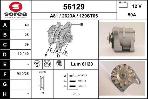 EAI 56129 - Alternatore autozon.pro