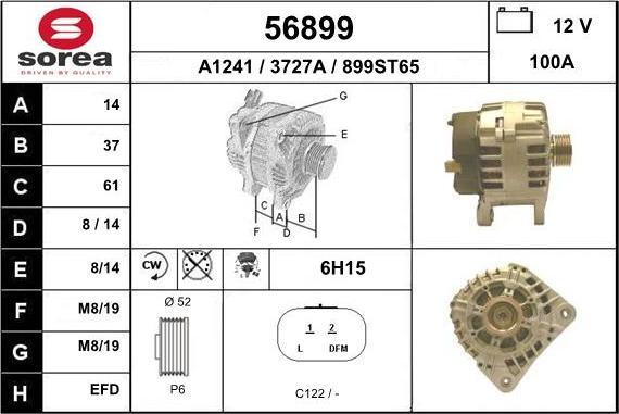 EAI 56899 - Alternatore autozon.pro