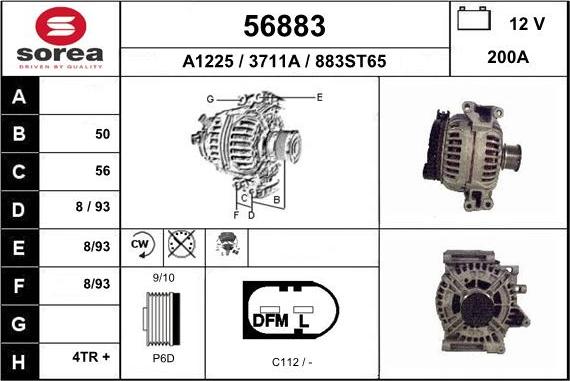 EAI 56883 - Alternatore autozon.pro