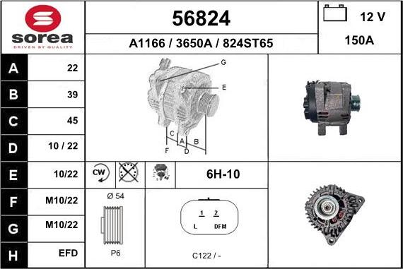 EAI 56824 - Alternatore autozon.pro