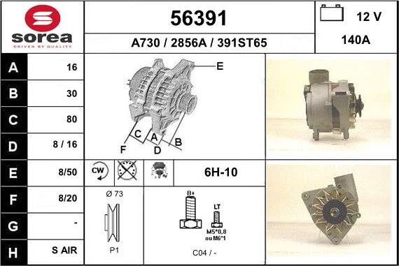 EAI 56391 - Alternatore autozon.pro