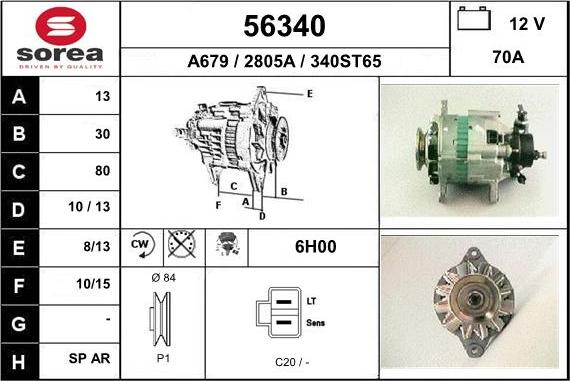 EAI 56340 - Alternatore autozon.pro