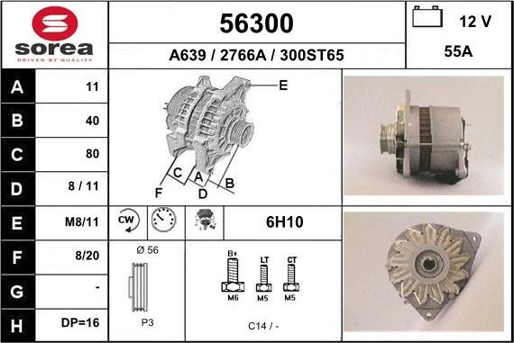 EAI 56300 - Alternatore autozon.pro