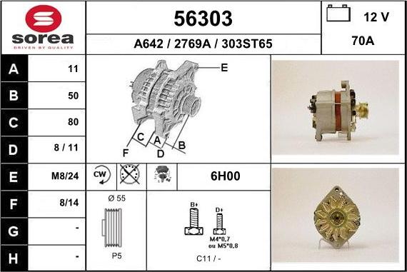 EAI 56303 - Alternatore autozon.pro