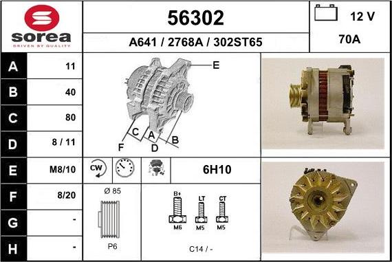 EAI 56302 - Alternatore autozon.pro