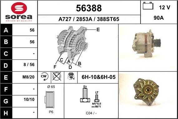 EAI 56388 - Alternatore autozon.pro