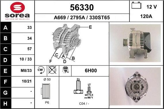 EAI 56330 - Alternatore autozon.pro