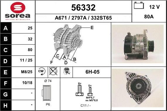 EAI 56332 - Alternatore autozon.pro