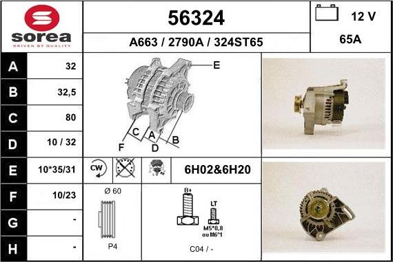 EAI 56324 - Alternatore autozon.pro