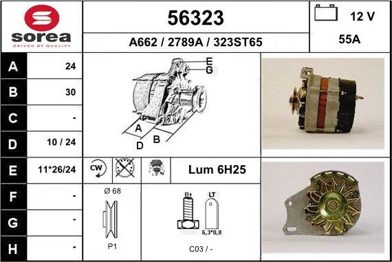 EAI 56323 - Alternatore autozon.pro