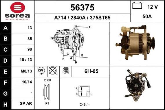 EAI 56375 - Alternatore autozon.pro