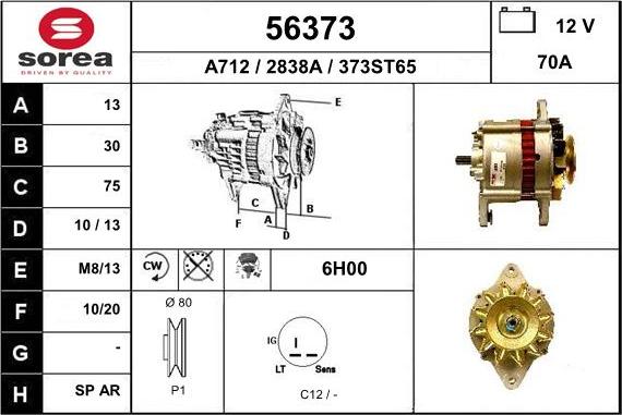 EAI 56373 - Alternatore autozon.pro