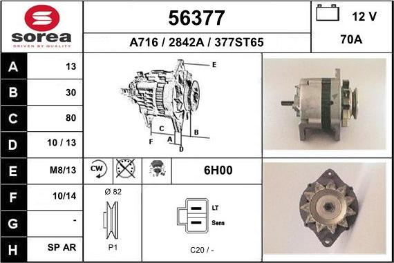 EAI 56377 - Alternatore autozon.pro