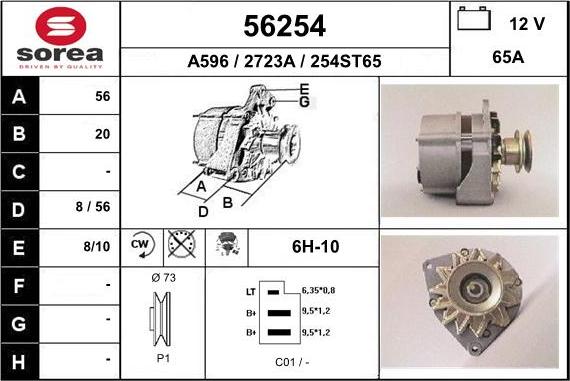 EAI 56254 - Alternatore autozon.pro