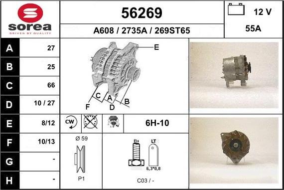 EAI 56269 - Alternatore autozon.pro