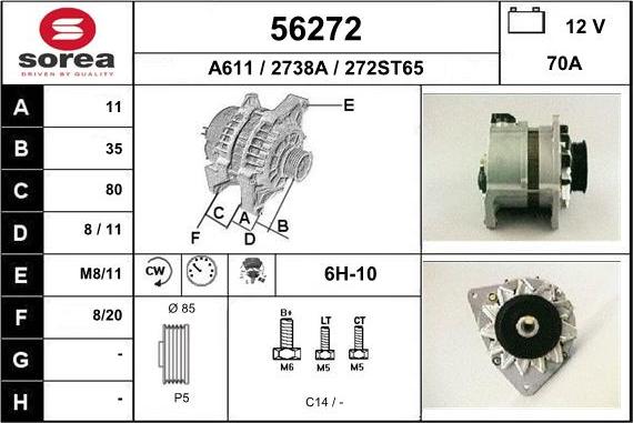 EAI 56272 - Alternatore autozon.pro