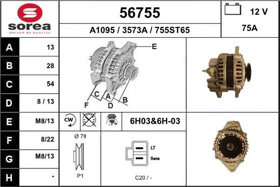 EAI 56755 - Alternatore autozon.pro