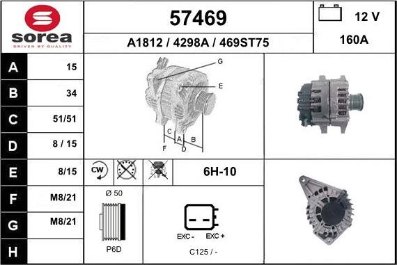 EAI 57469 - Alternatore autozon.pro