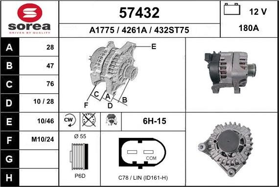 EAI 57432 - Alternatore autozon.pro