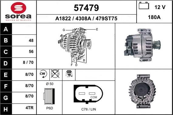 EAI 57479 - Alternatore autozon.pro