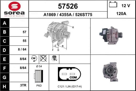 EAI 57526 - Alternatore autozon.pro