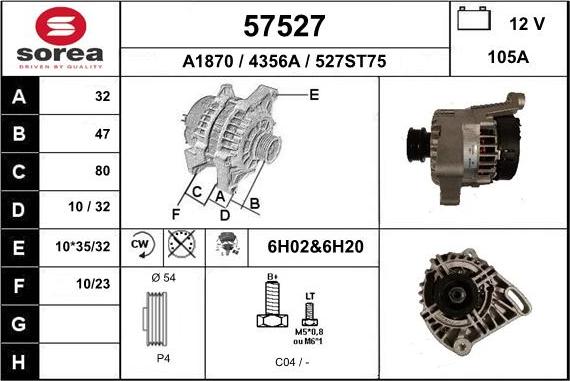 EAI 57527 - Alternatore autozon.pro